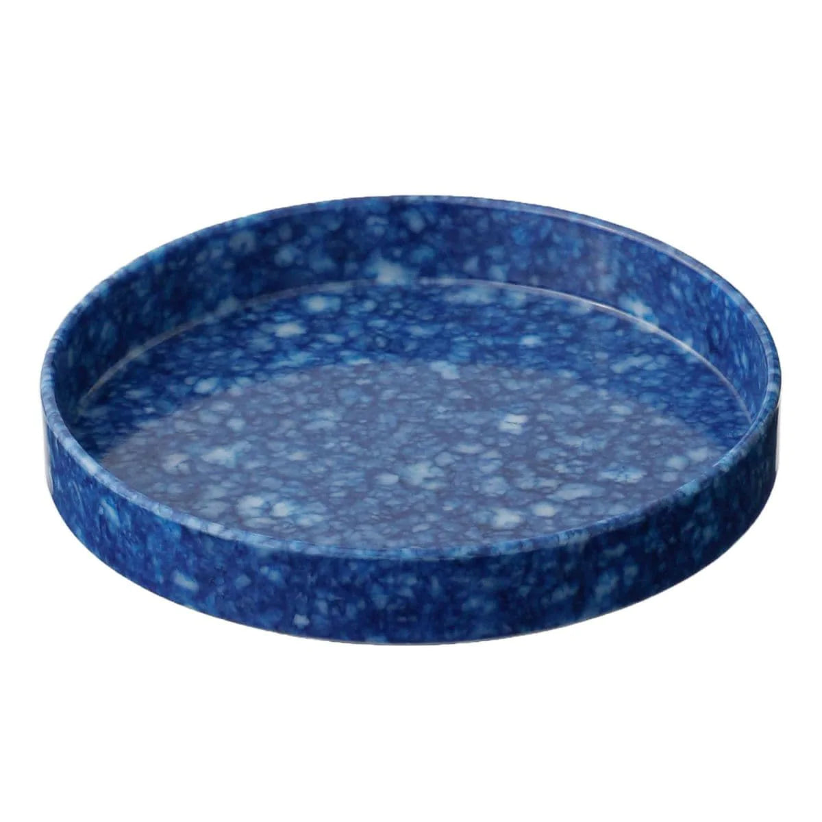 Marbled round tray 