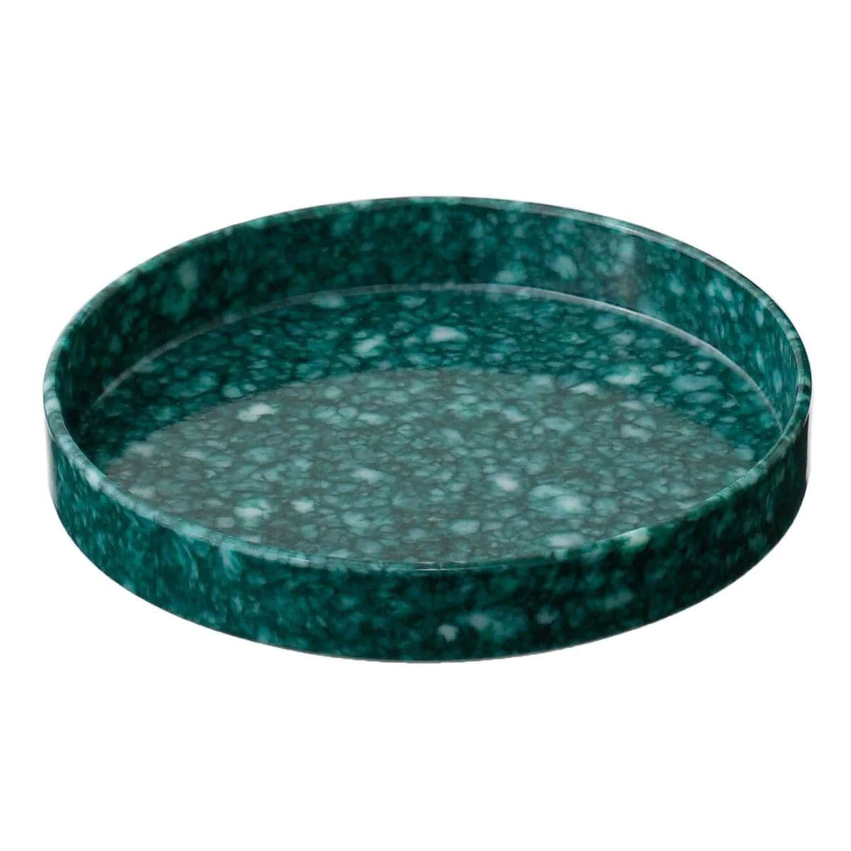 Marbled round tray 