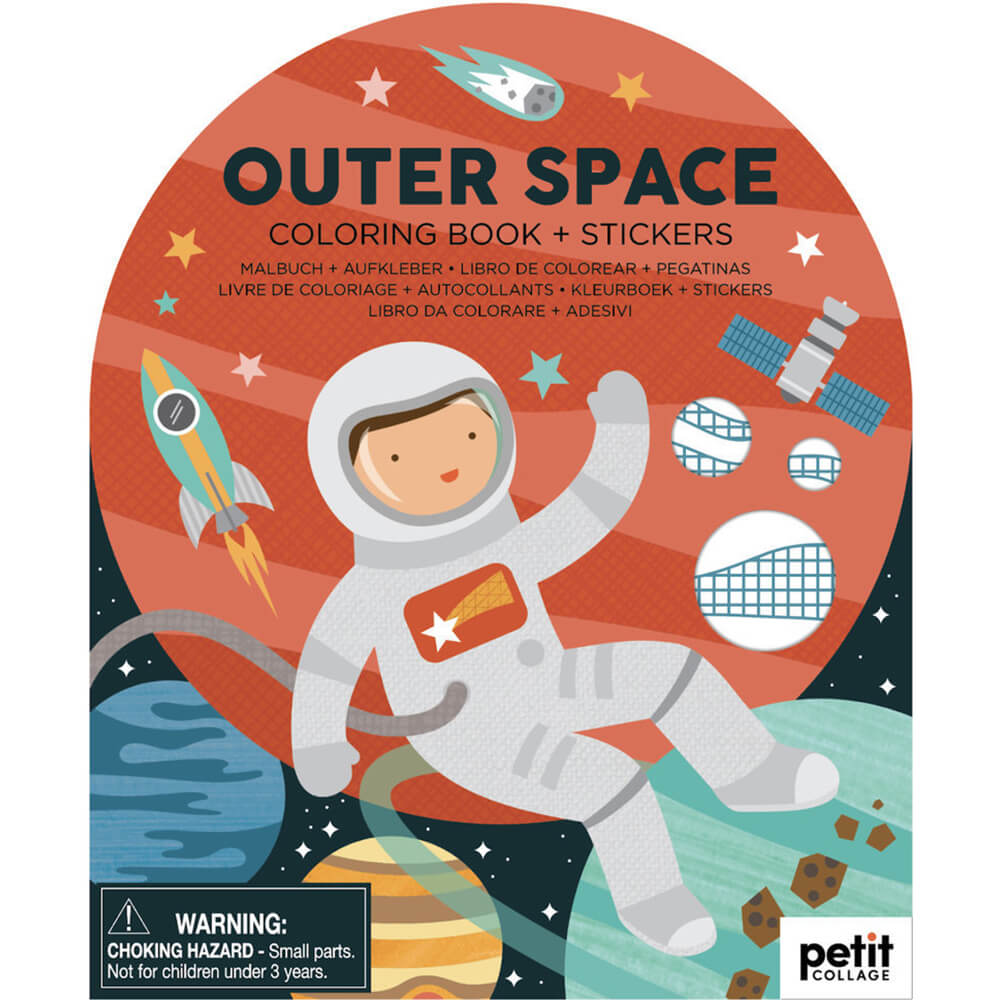Outer Space Coloring Book 