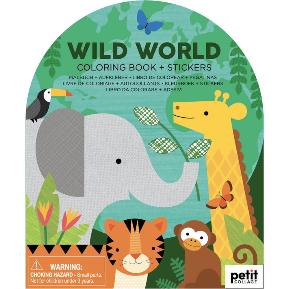 Wild World Coloring Book 