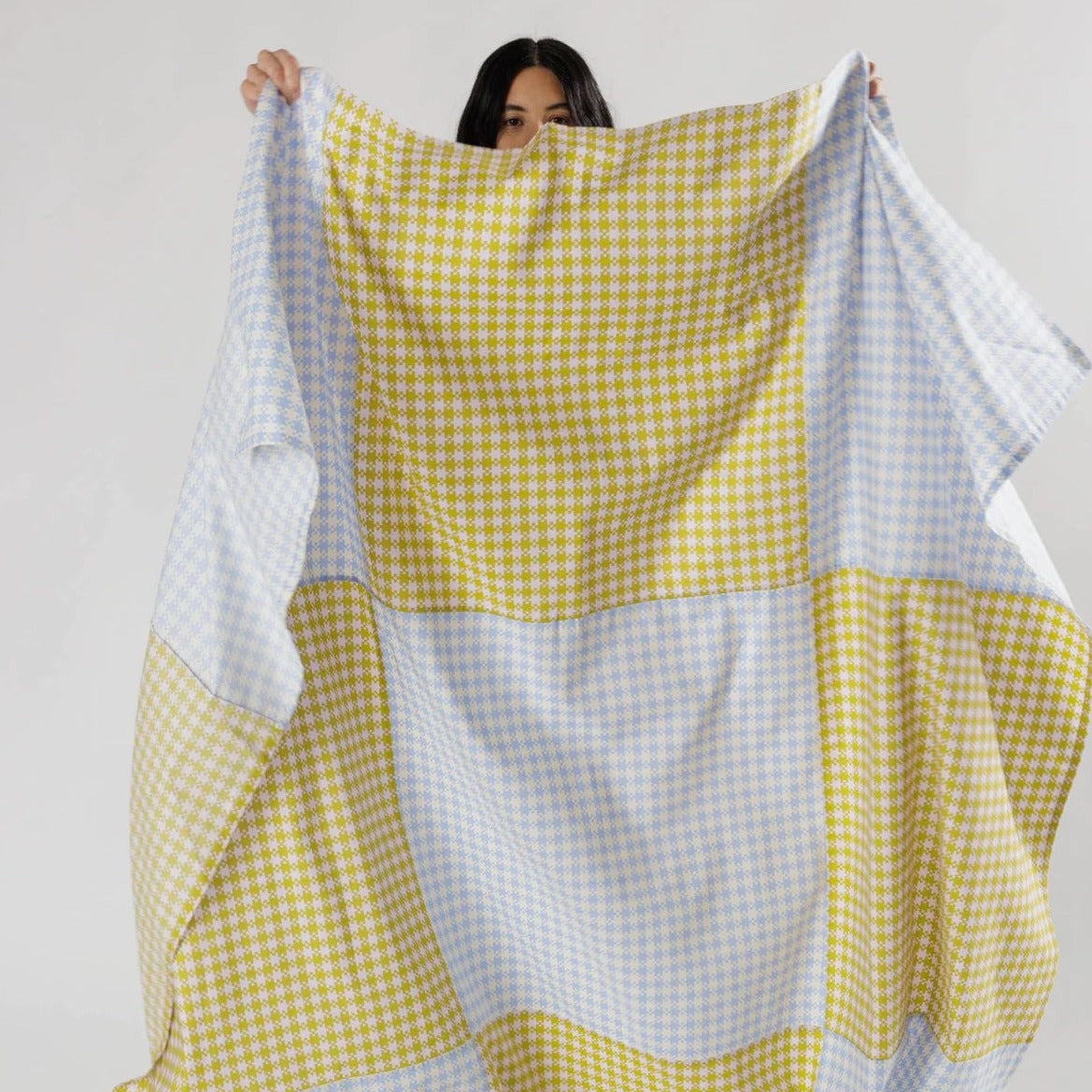 BAGGU Giant Tablecloth - Pastel Pixel Gingham