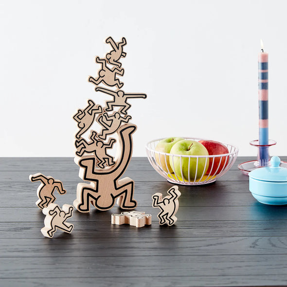 Juego de equilibrios Keith Haring