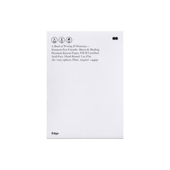 Cuaderno Edge canto rojo A6 Plain