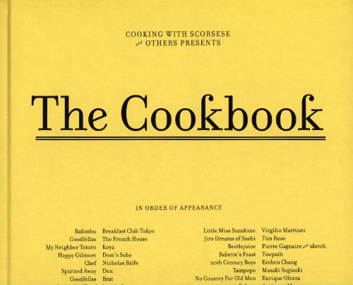 Cuisiner avec Scorsese - Le livre de recettes