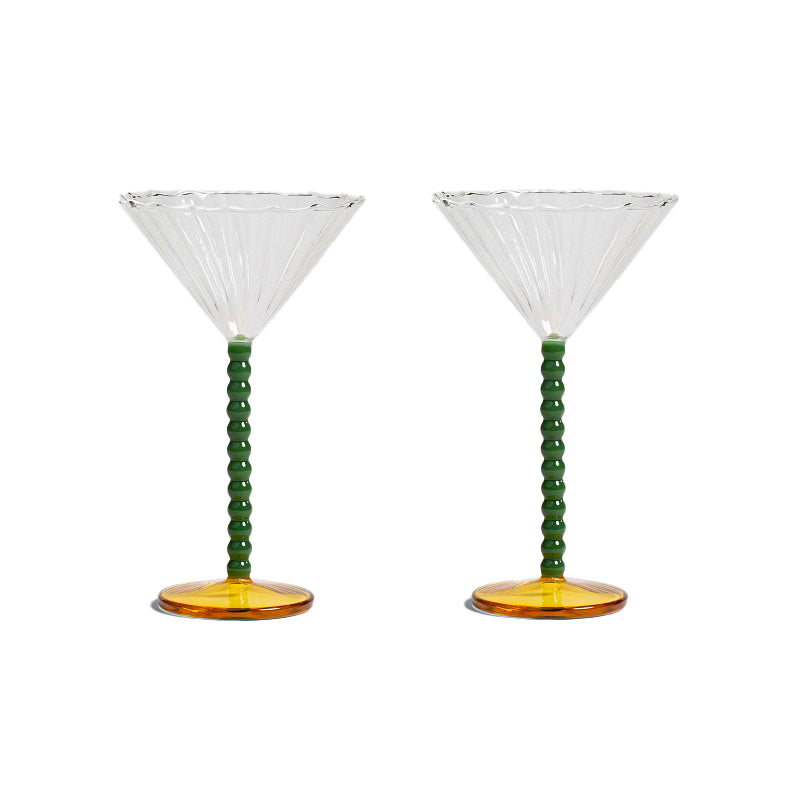 Twirl glasses set of 2 - Mint