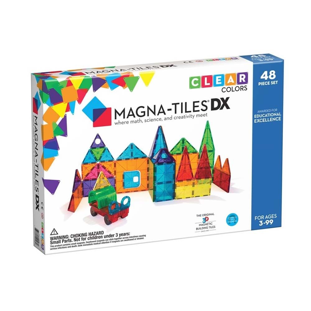 Magna-Tiles Clear 48 pieces