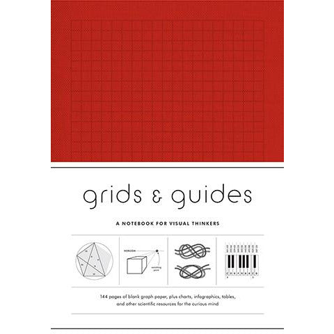 Grids &amp; Guides Red. A Notebook for Visual Thinkers