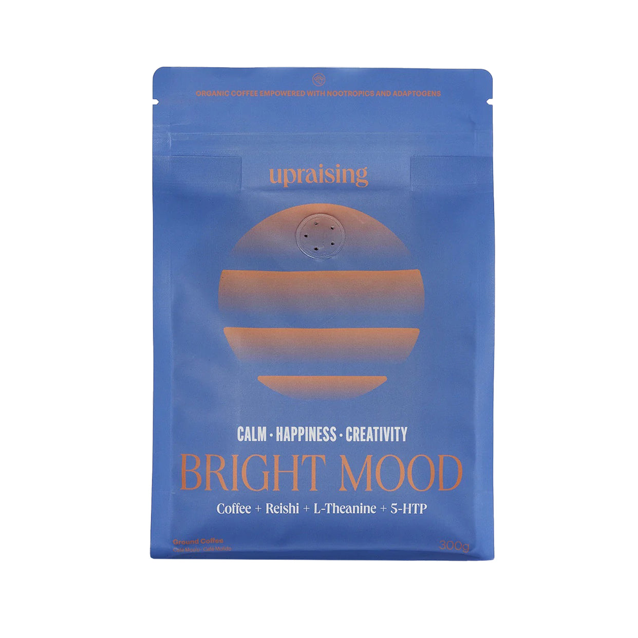 Upraising Bright Mood Coffee with Reishi, L-Theanine and 5-HTP