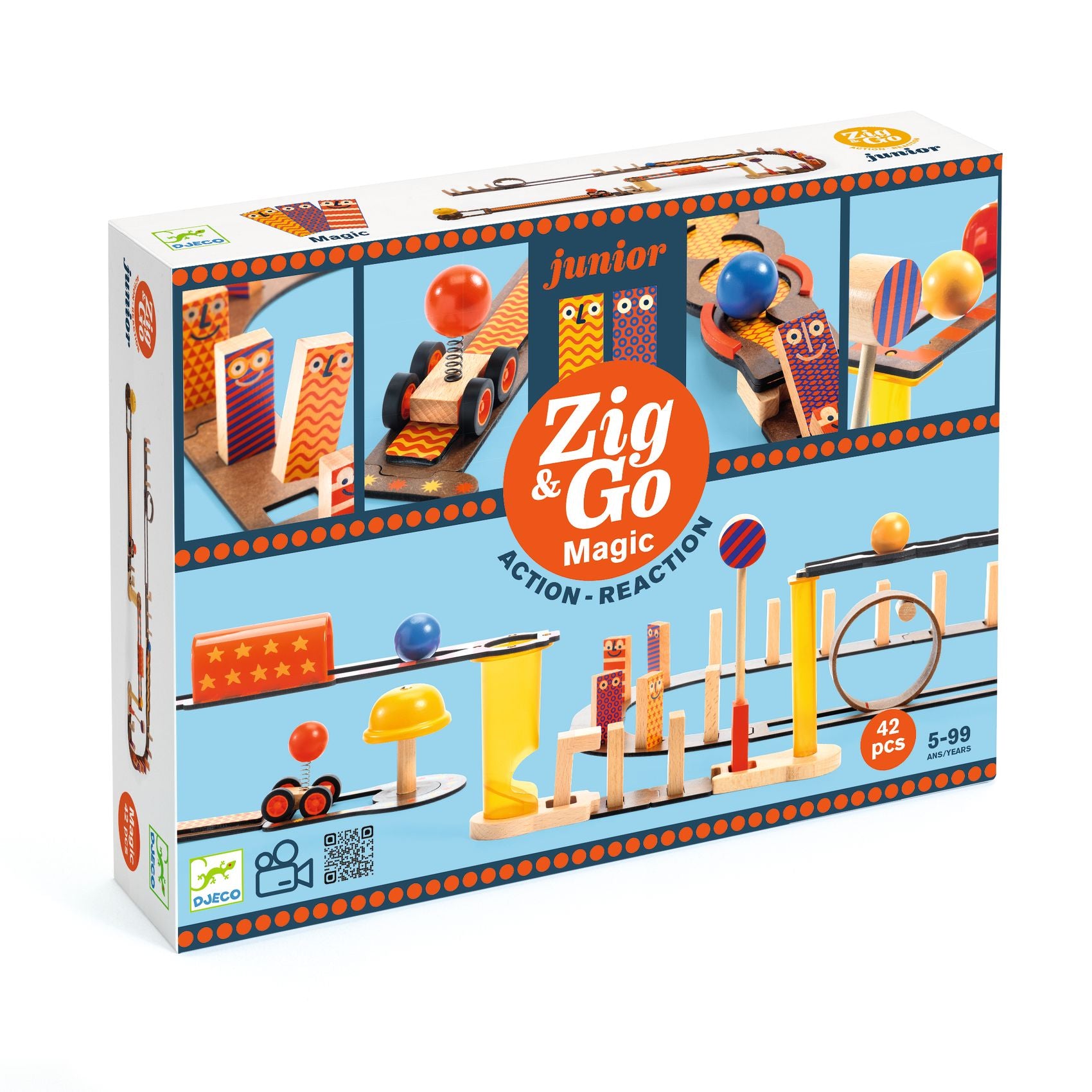 Construction Zig &amp; Go Junior Magic 42 pieces 