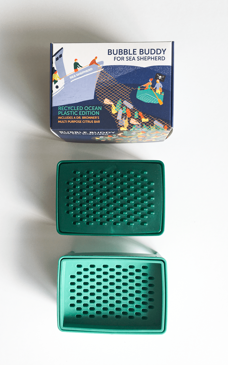 Bubble Buddy Soap Dish - Ocean Plastic Edition