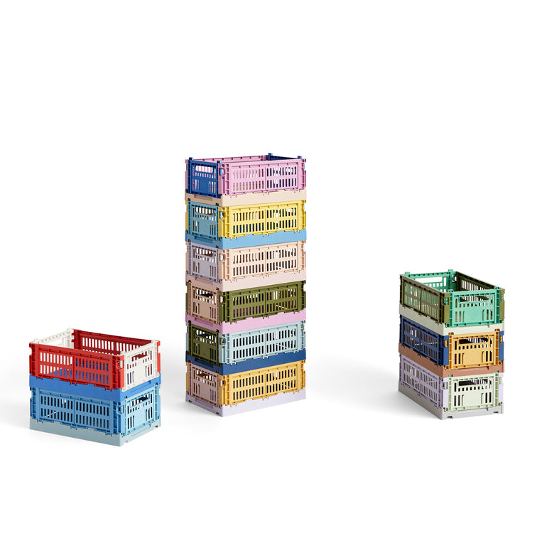 Caja Crate Plegable Mix HAY - S