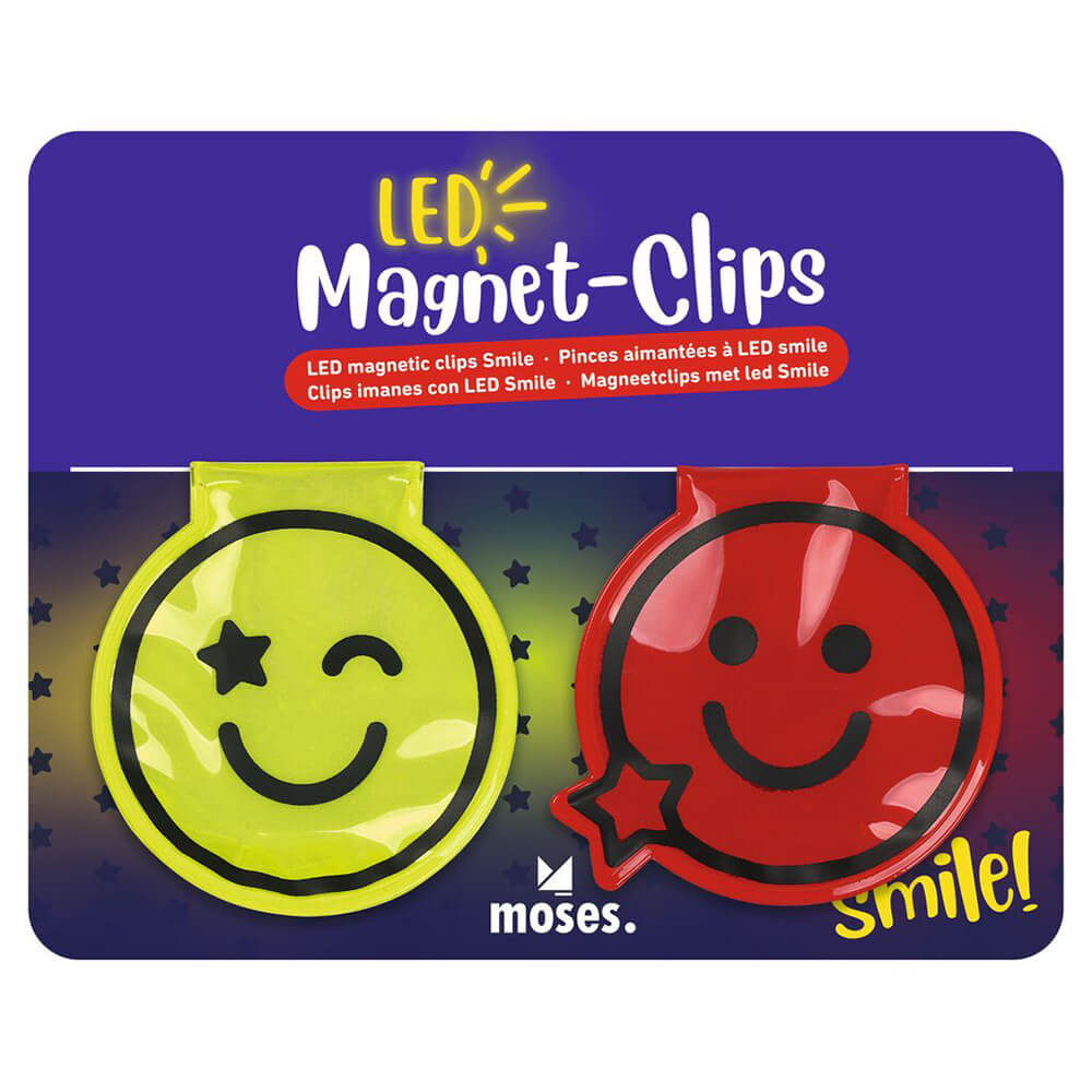 Pinces à sourire magnétiques avec LED 
