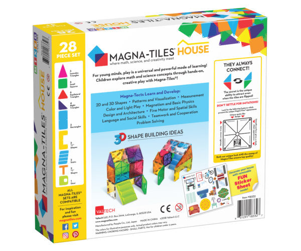Magna-Tiles Maison 28 pièces