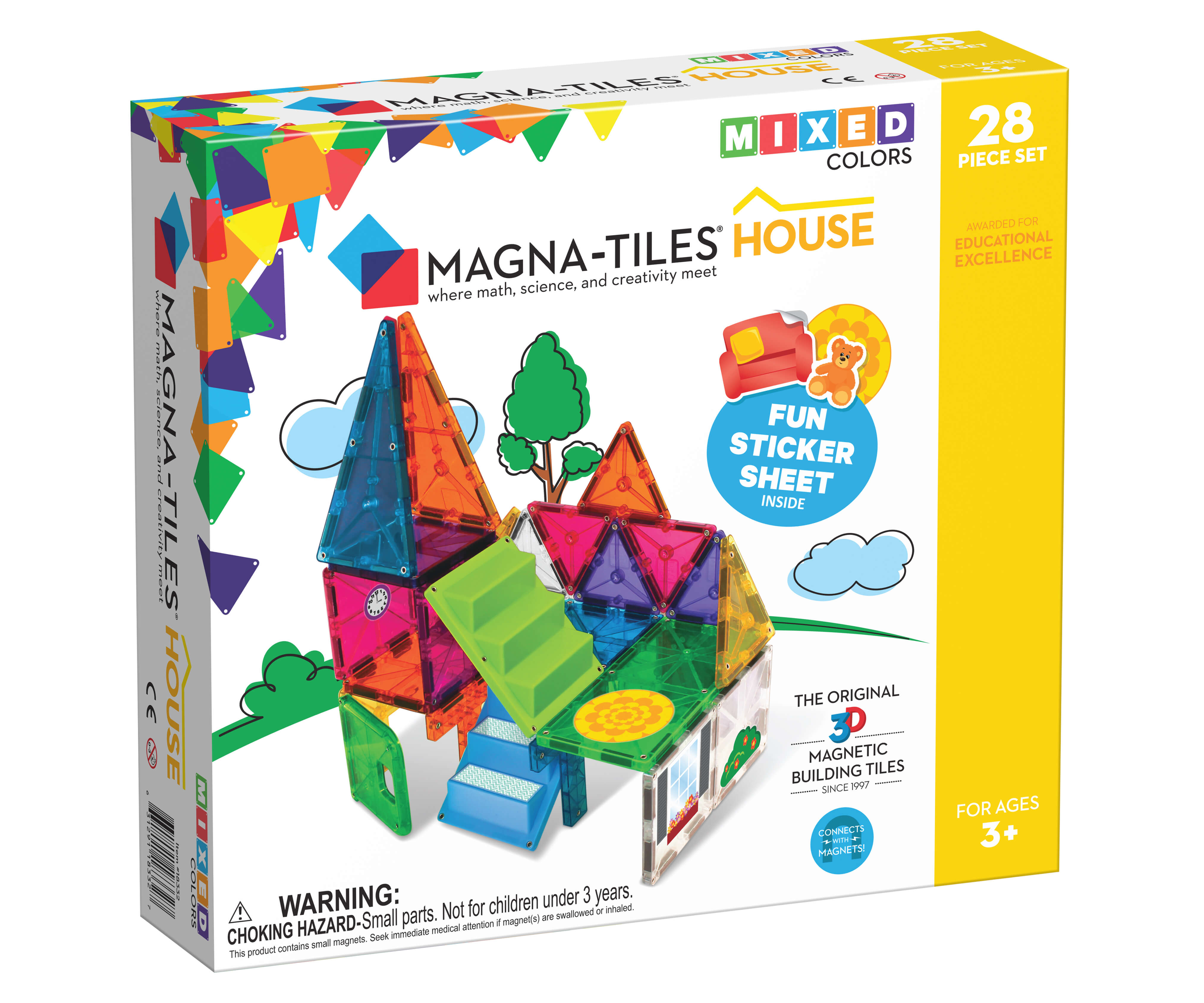 Magna-Tiles Maison 28 pièces