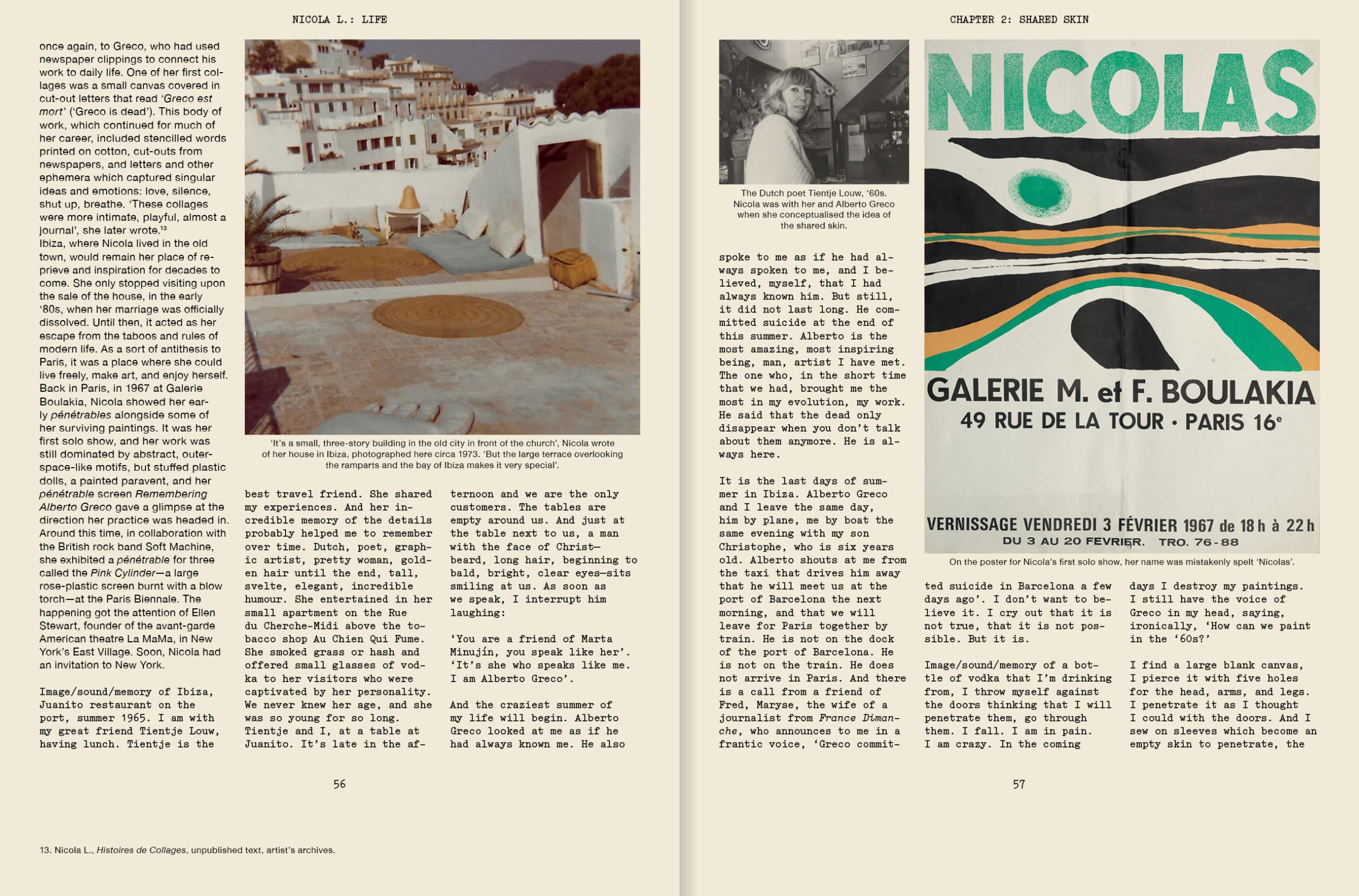 Nicola L. : Vie et art