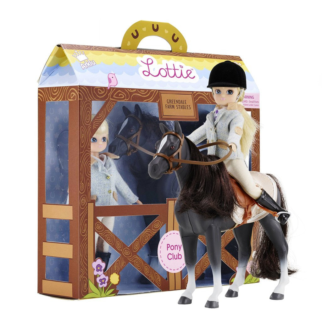 Lottie Doll and Horse - Pony Club