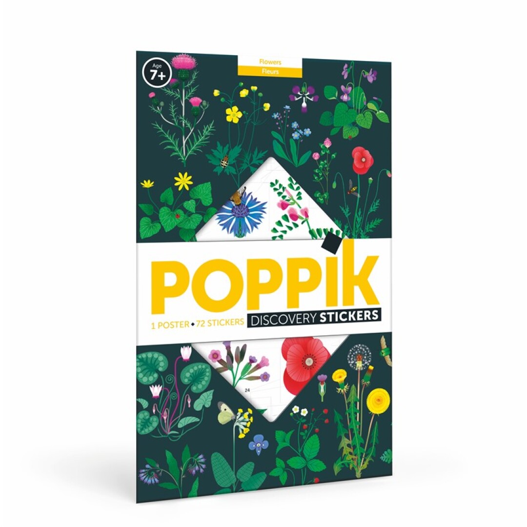 Flowers Poppik Stickers Poster 