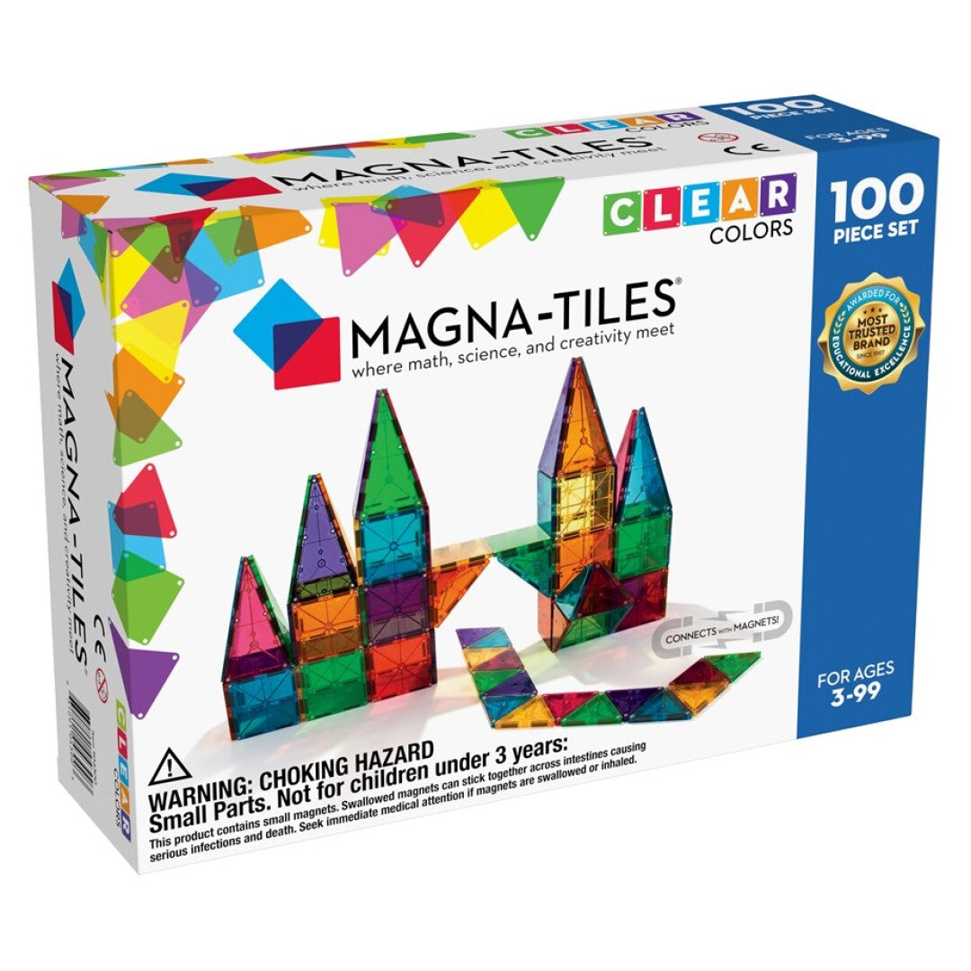 Magna-Tiles Transparent 100 pièces