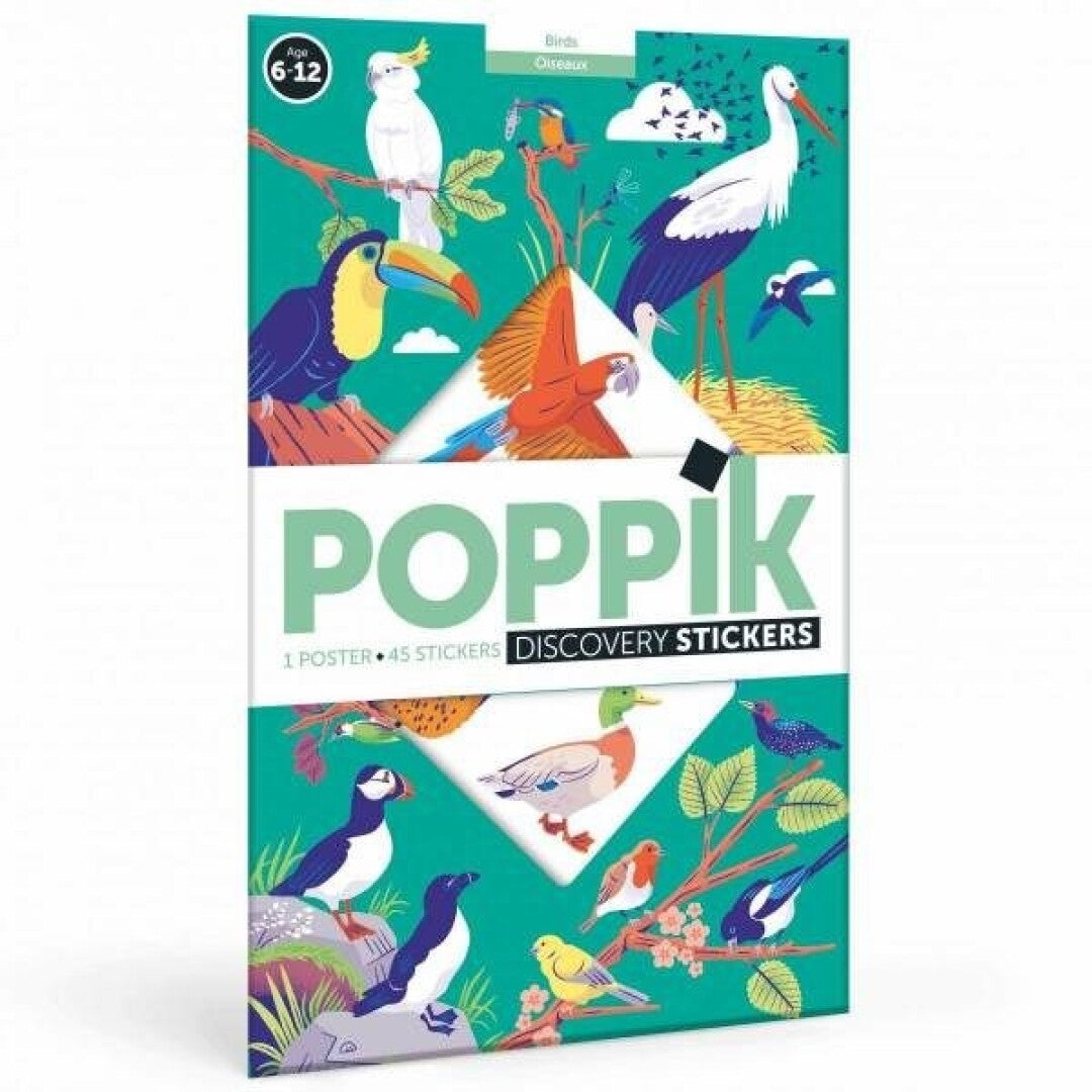 Birds Poppik Stickers Poster 