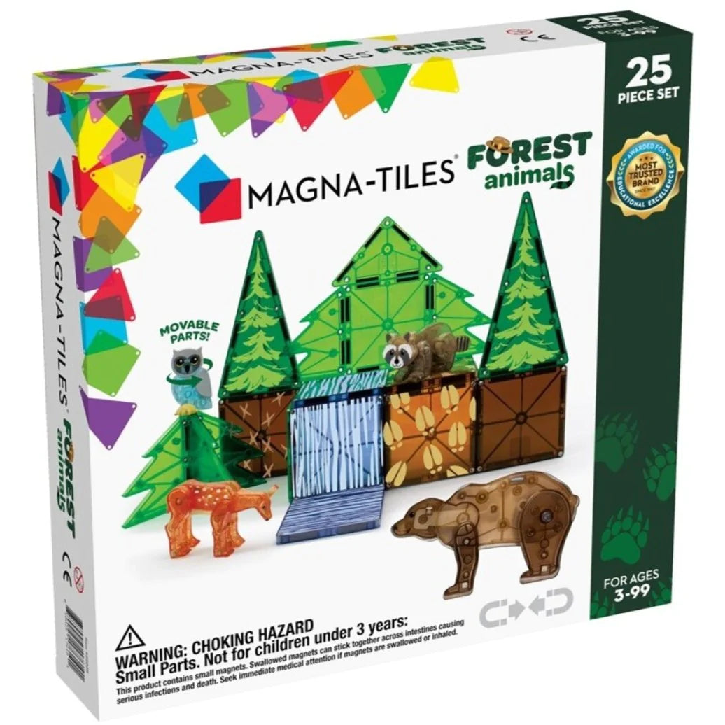 Magna-Tiles Animaux de la forêt 25 pièces