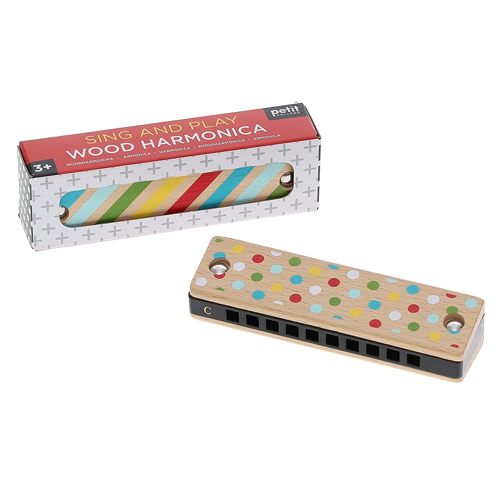 Petit Collage wooden harmonica