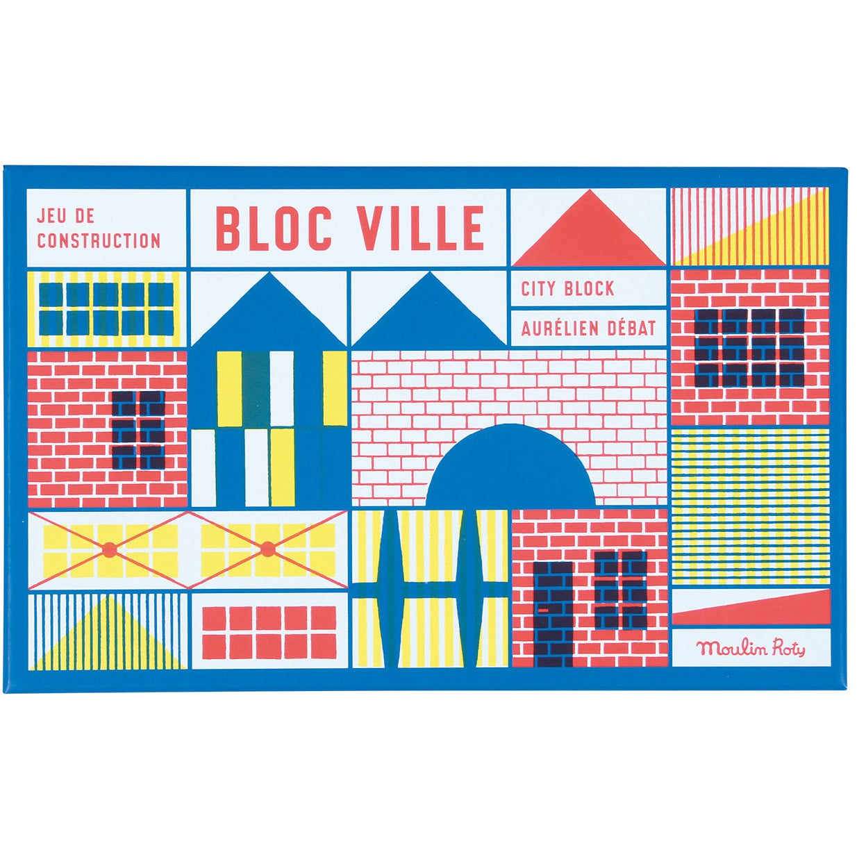 Construction game "Bloc Ville" - Moulin Roty