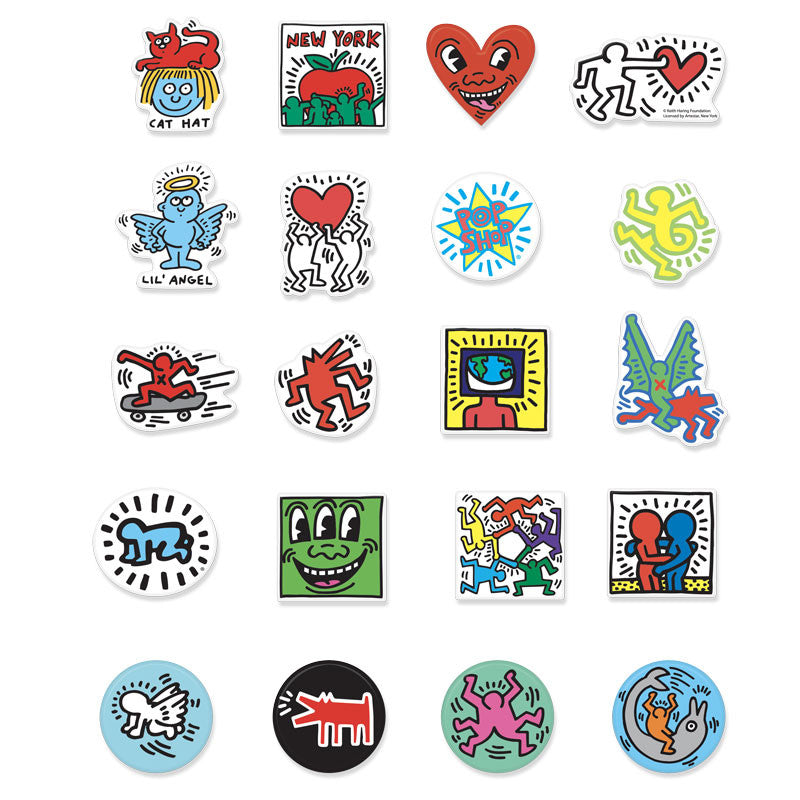 Ensemble d'aimants - Keith Haring