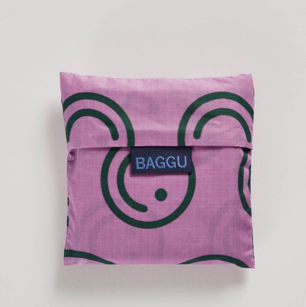 Sac BAGGU standard - Smiley Joyeux Framboise