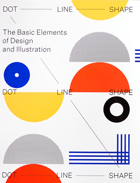 Dot Line Shape. The Basic Elements of Design and Illustration