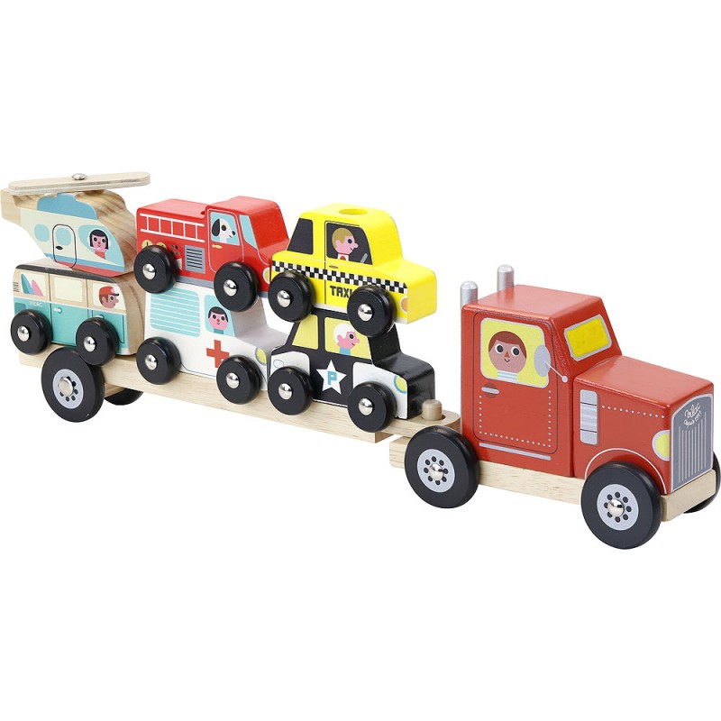truck with vehicles