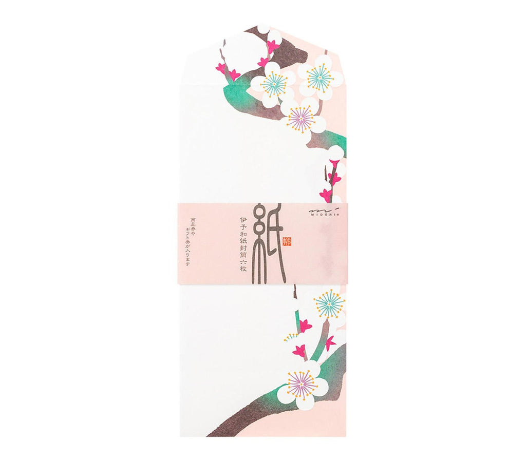 Envelope Silk-Printing White Plum Blossom