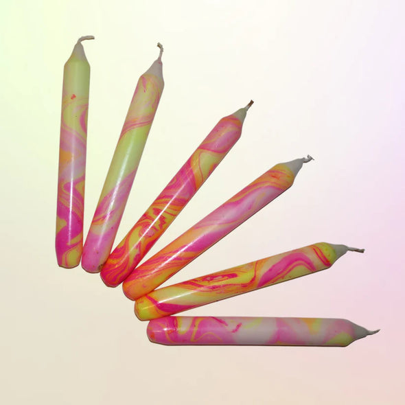 Velas marmoladas Lume