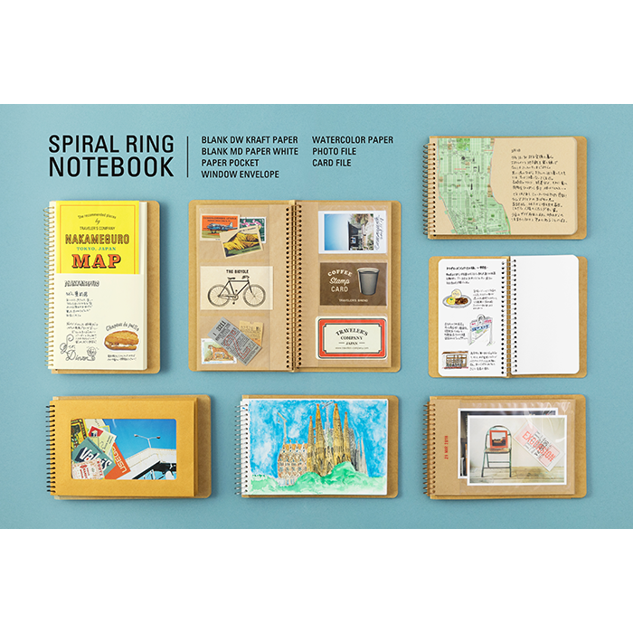 Álbum Spiral Ring Notebook B6 Midori
