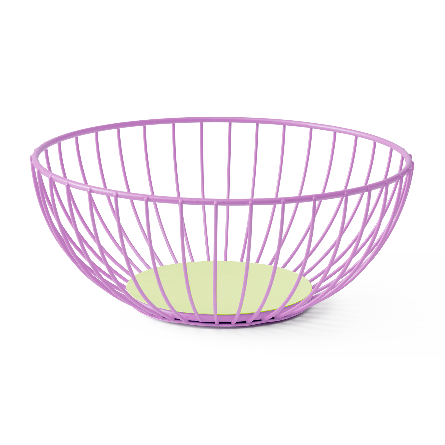 Large Iris Basket - Lilac / Lime 