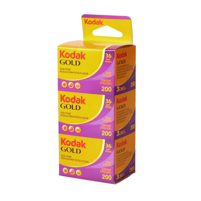 Pack of 3 Kodak Gold 200 - 35mm