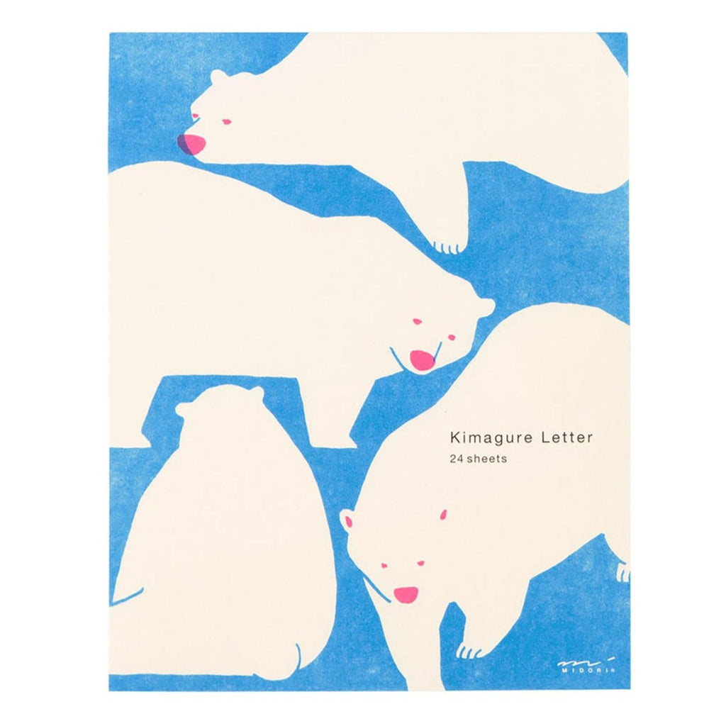 Kimagure Letter Pad White Bear