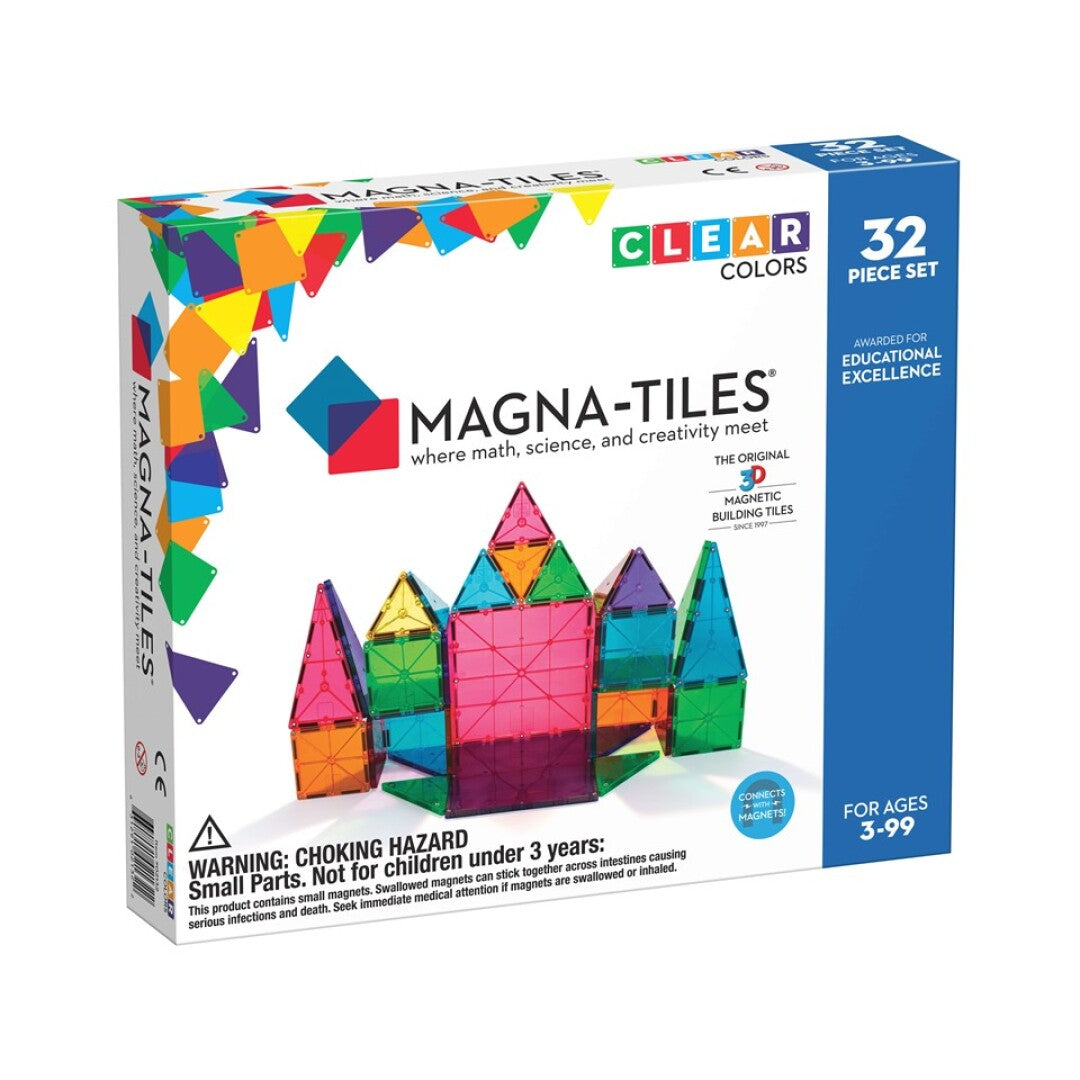 Magna-Tiles Transparent 32 pièces