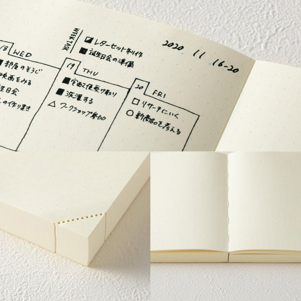 Midori Notebook Journal A5 Codex 1Day 1Page Dot Grid