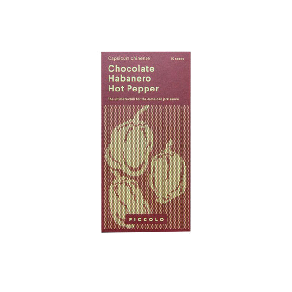 Semillas Hot Pepper Habanero Chocolate