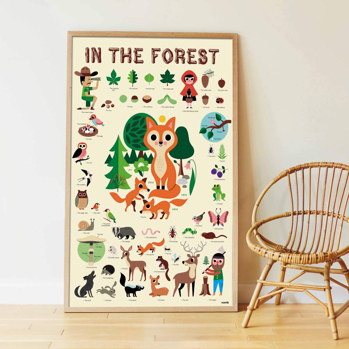 Poster de Pegatinas Poppik Forest