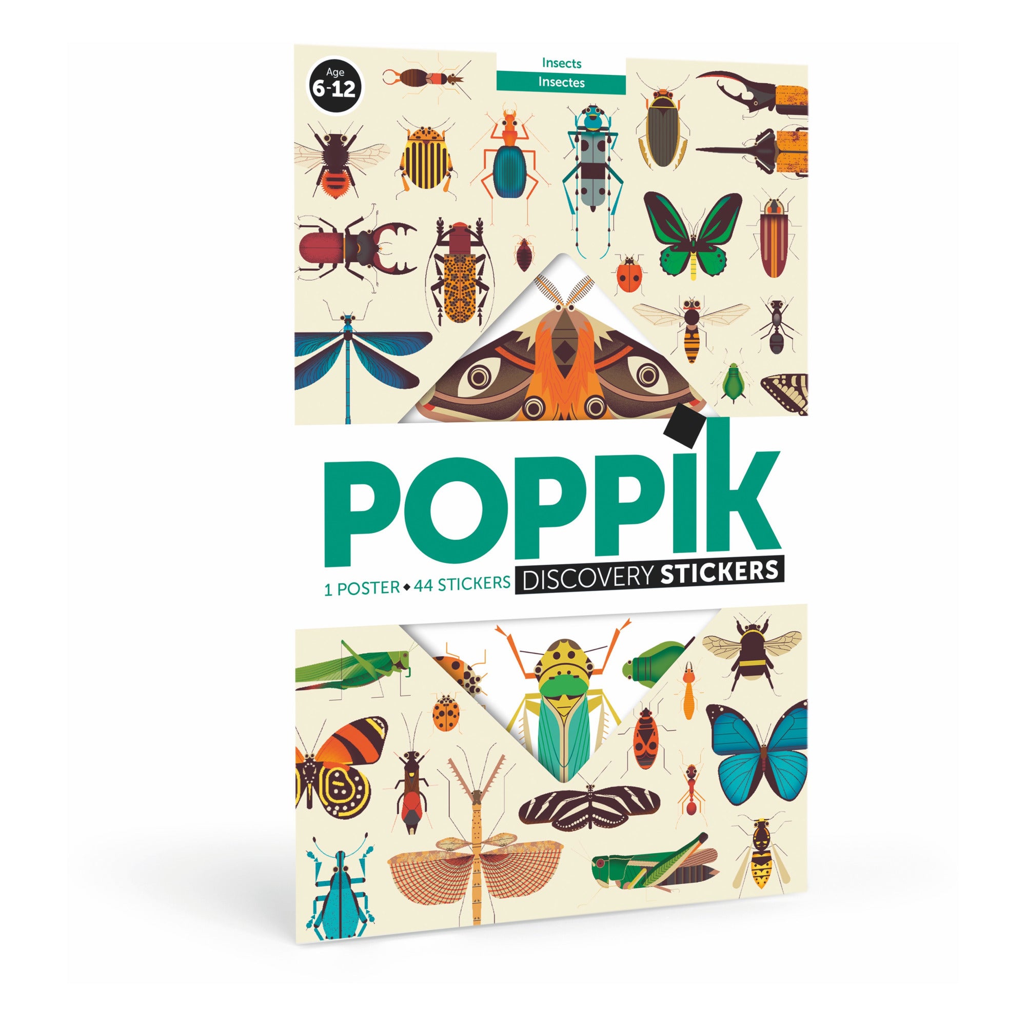 Poppik Insects Stickers Poster 
