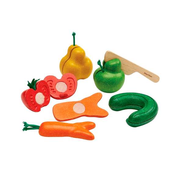 Wonky Fruit & Vegetables - Plan Toys