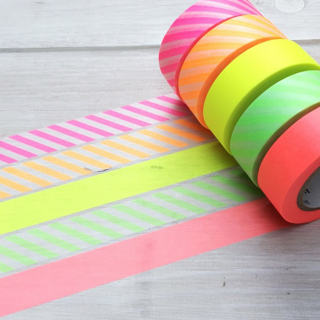 Masking Tape - 5 colores Neon