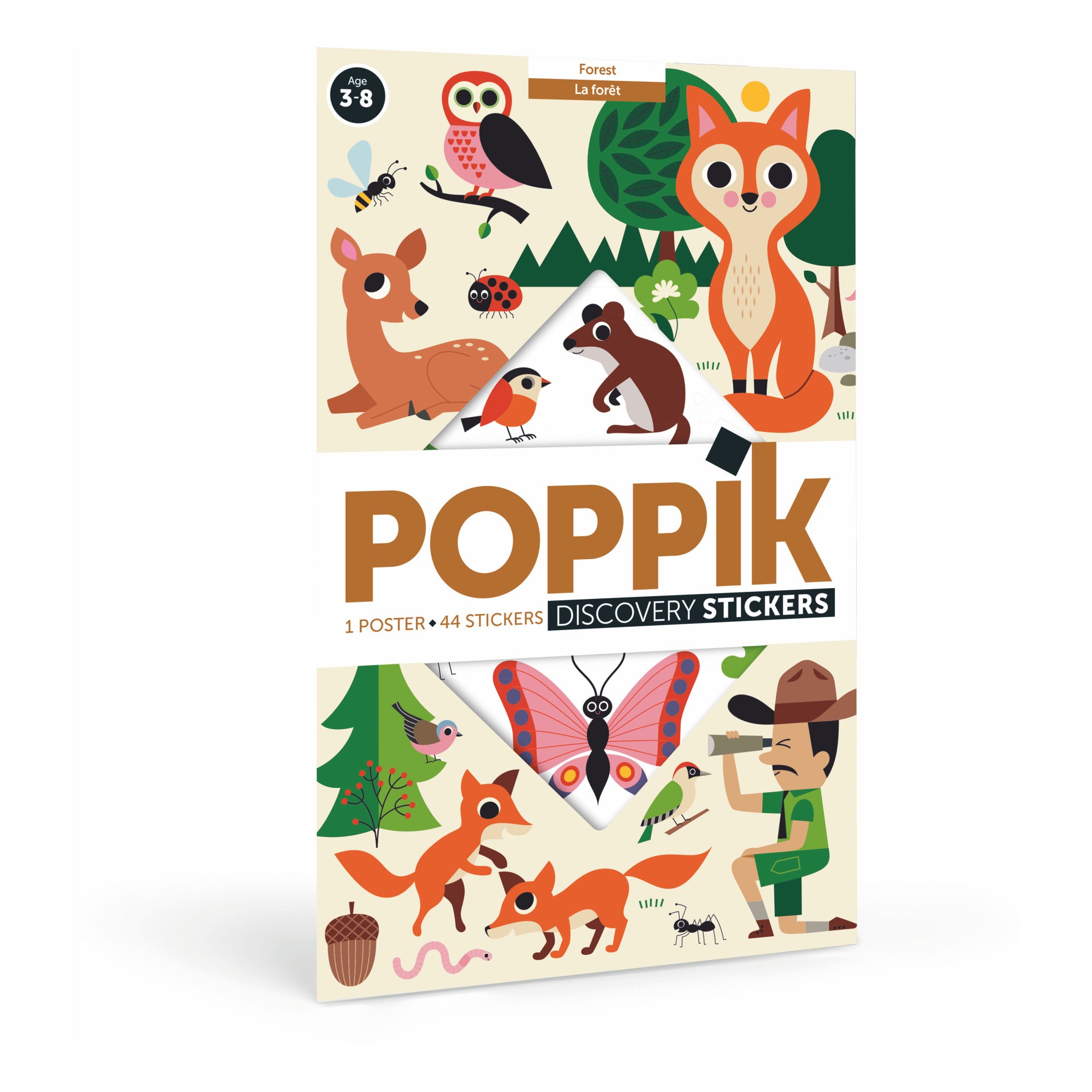 Poppik Forest Stickers Poster 